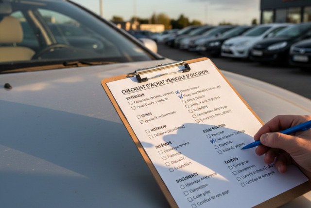 Préparer l’achat d’un véhicule d’occasion: checklist fiable