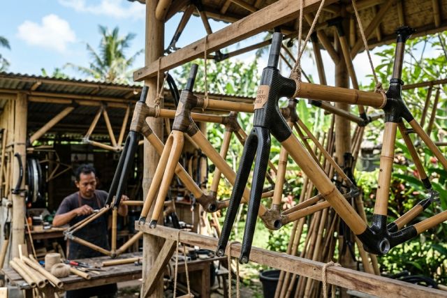 Cadres vélo bambou